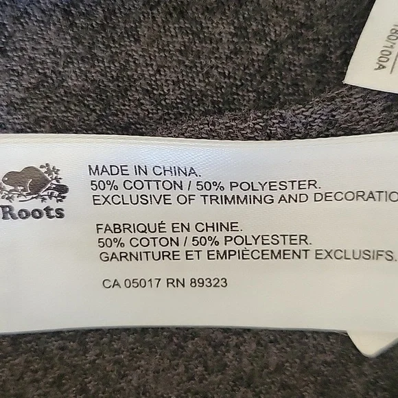 Roots Women'sbOrganic Relaxed Cooper T-Shirt Sz L - Picture 5 of 6